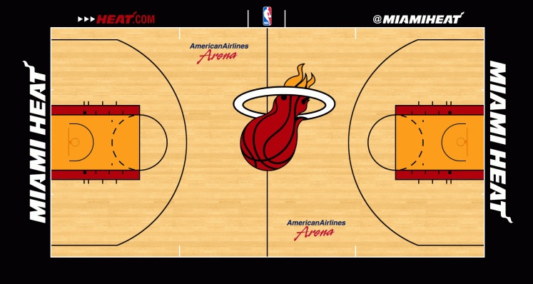 Miami Heat minicourt