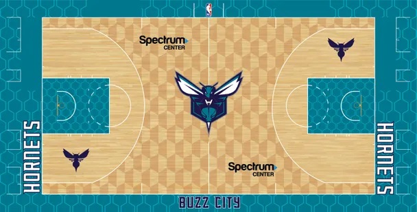 Charlotte Hornets mini court