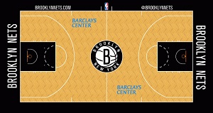 Brooklyn Nets minicourt