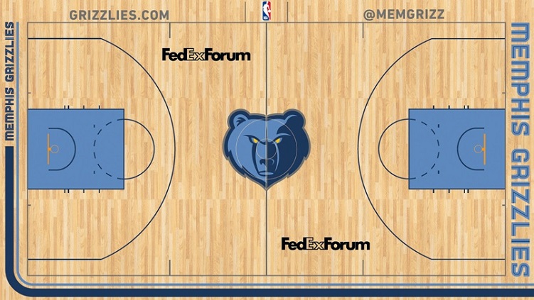 Memphis Grizzlies mini court