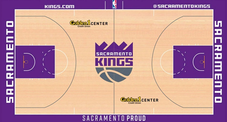 Sacramento Kings mini court