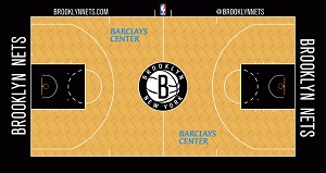 Brooklyn Nets mini court