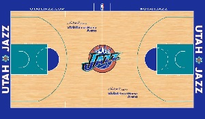 Utah Jazz mini court