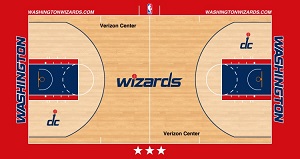 Washington Wizards mini court