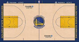 Golden State Warriors mini court